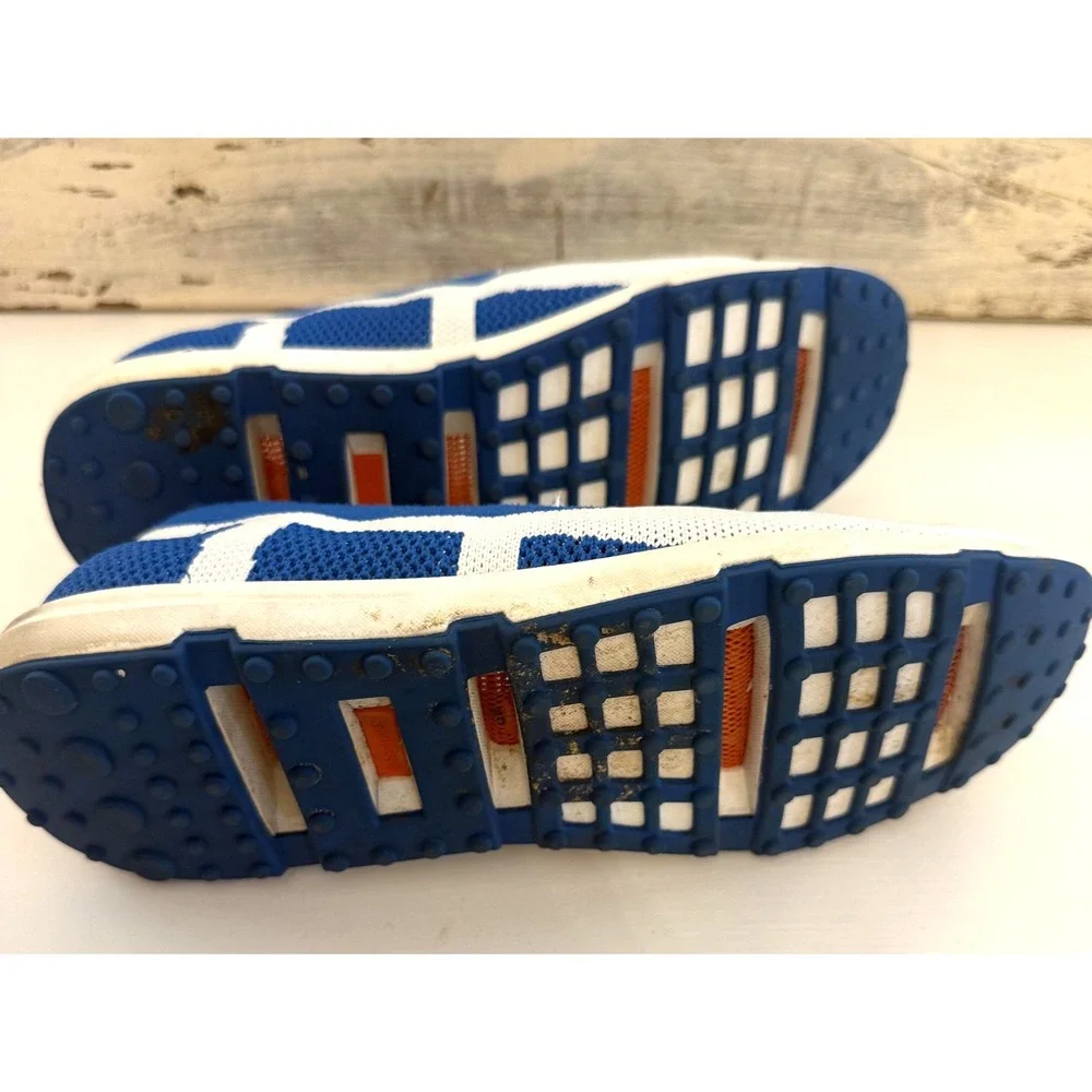 SWIMS‎ Shoes Mens Size 7 White Blue Slip On Mesh Loafers Water Casual Breathable